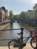Promenade libre dans la ville d'Amsterdam / visite marché aux (...)